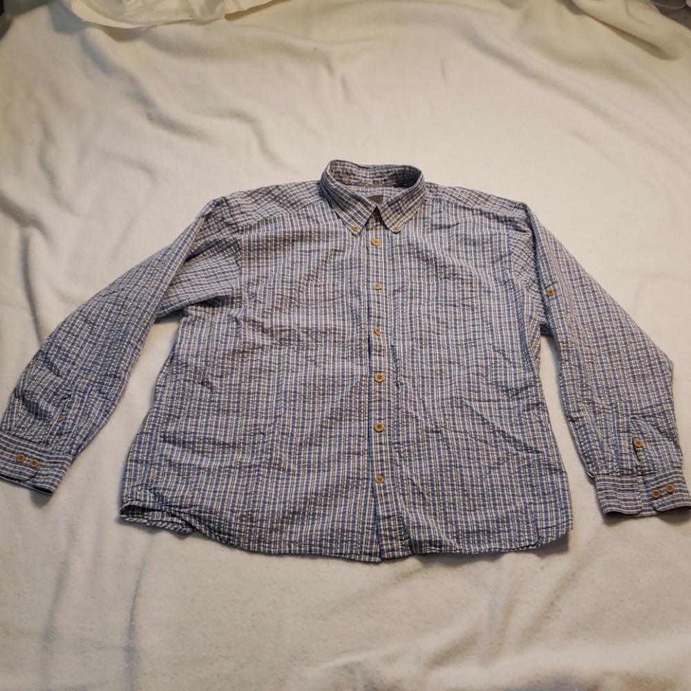 J.L. Powell The sporting life. Seersucker Shirt